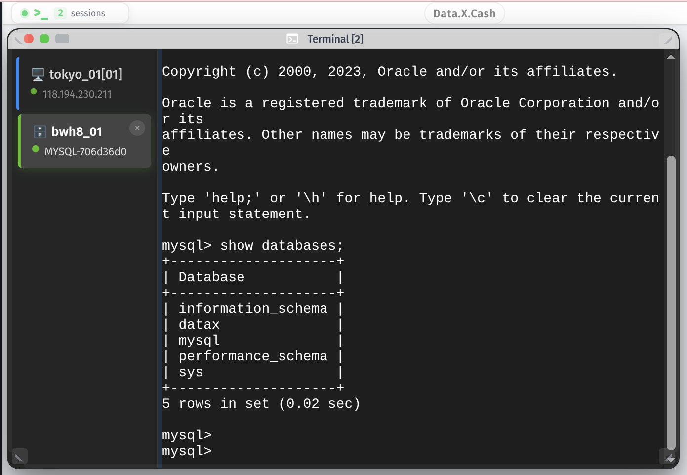 MySQL CLI